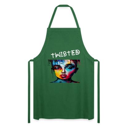 TWISTED - ADULT APRON - green