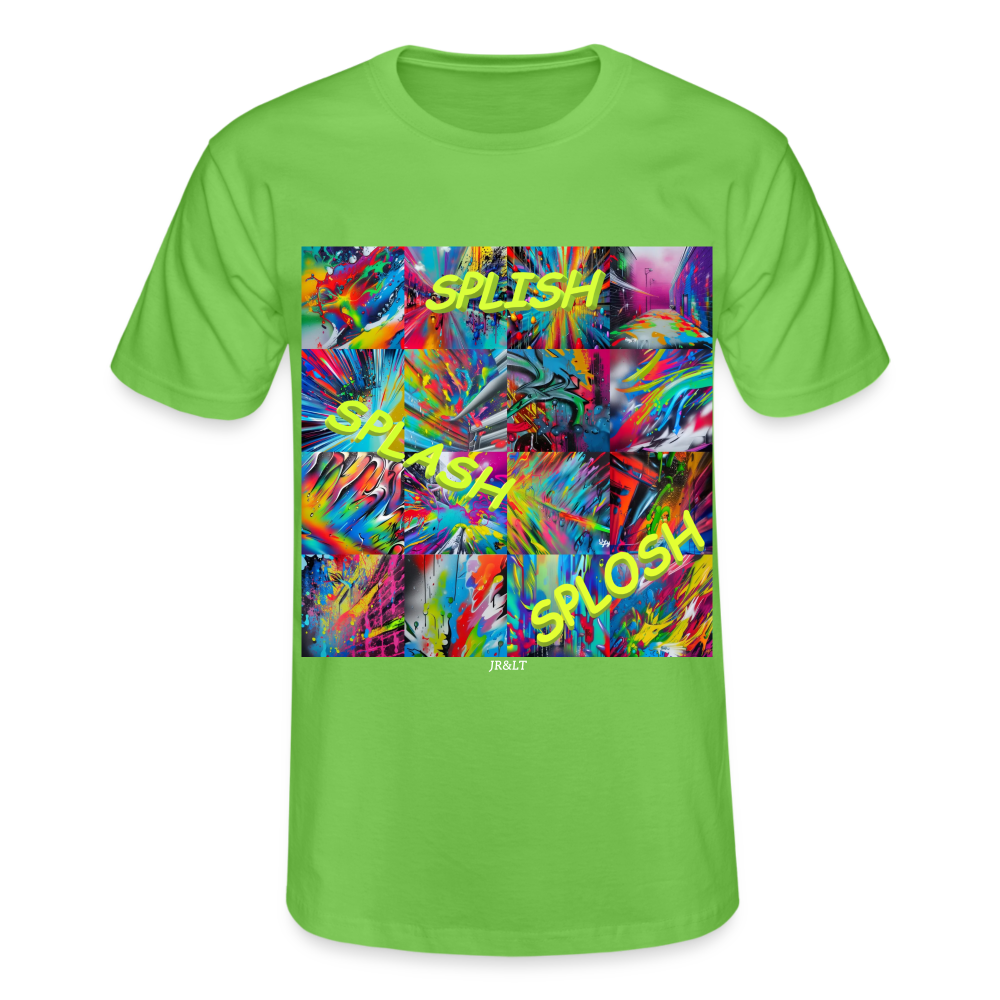 SPLISH SPLASH SPLOSH!! MEN'S CLASSIC T-SHIRT - light green