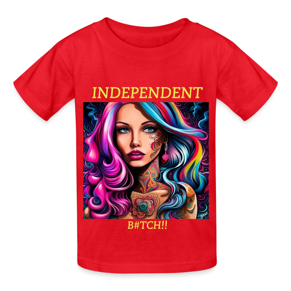 INDEPENDENT!! CHILDREN'S T-SHIRT - red