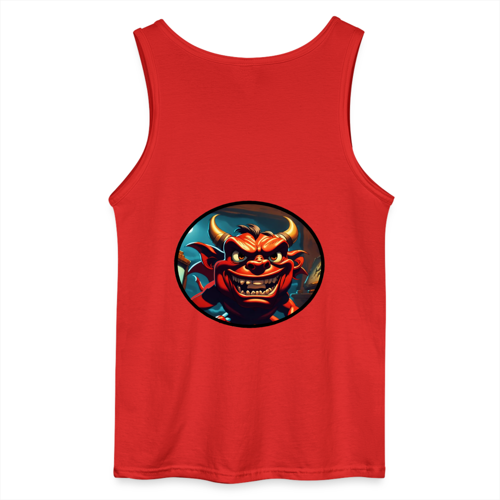 BABY DEVIL - MEN'S TANK TOP - red