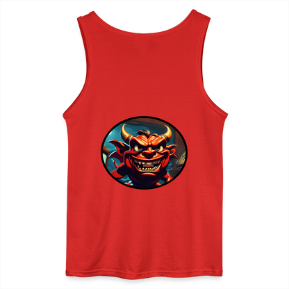 BABY DEVIL - MEN'S TANK TOP - red