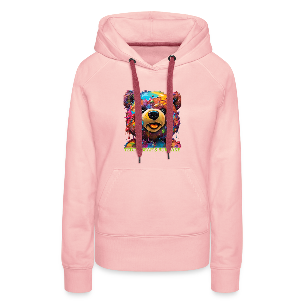 TEDDY BEAR'S BUKKAKE!! - WOMENS HOODIE - crystal pink