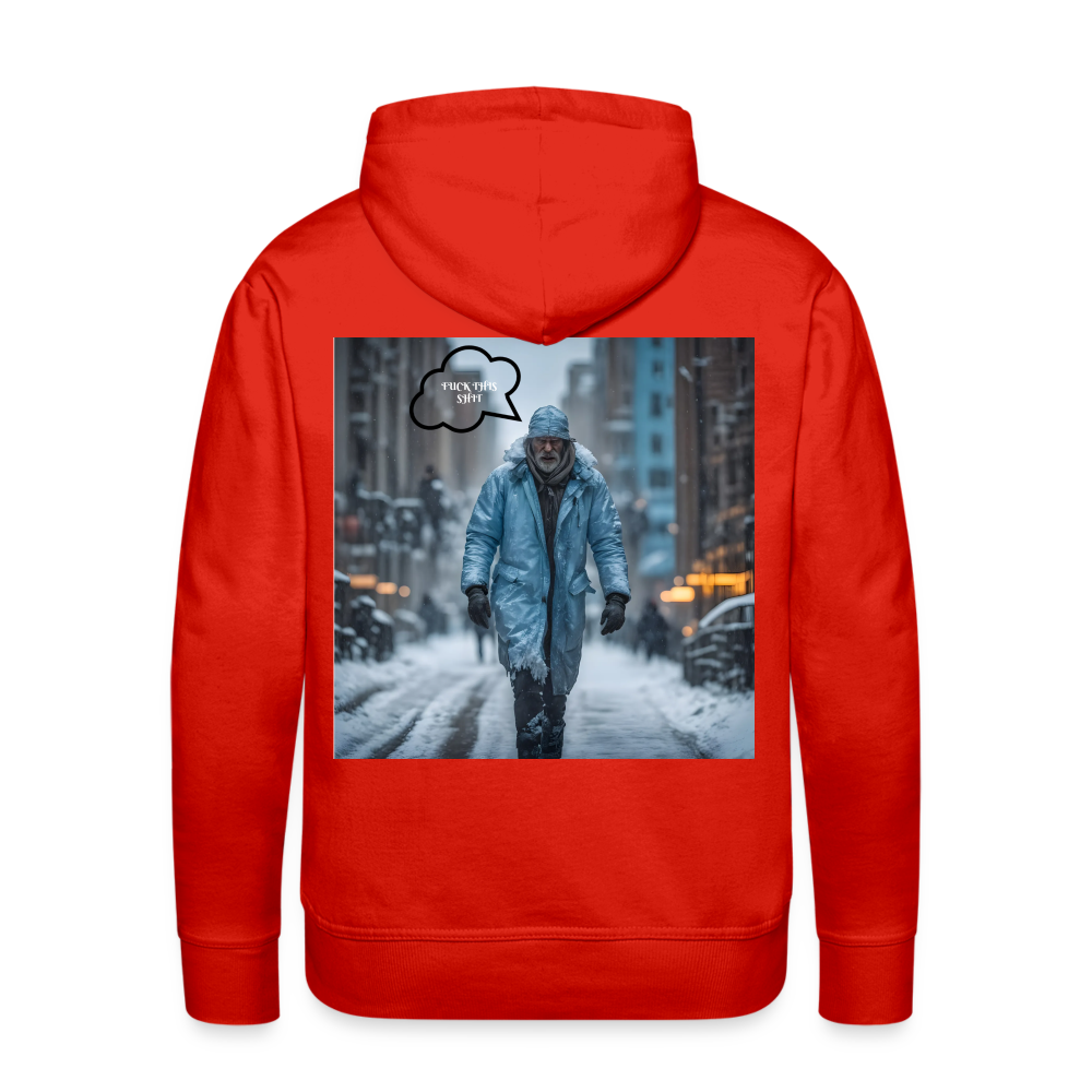 FUCK THIS SHIT - MEN'S HOODIE - red