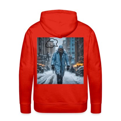 FUCK THIS SHIT - MEN'S HOODIE - red