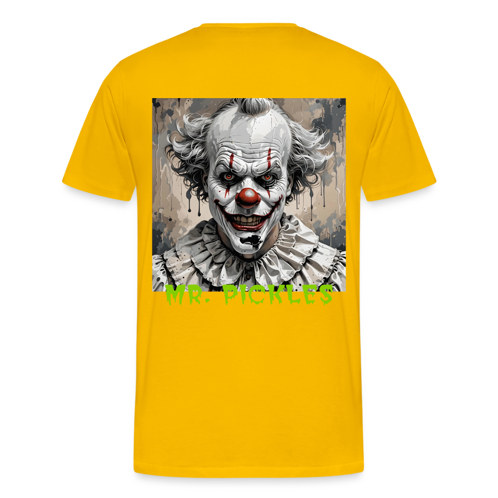 EVIL CLOWN!! MEN'S PREMIUM T-SHIRT - sun yellow