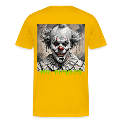 EVIL CLOWN!! MEN'S PREMIUM T-SHIRT - sun yellow