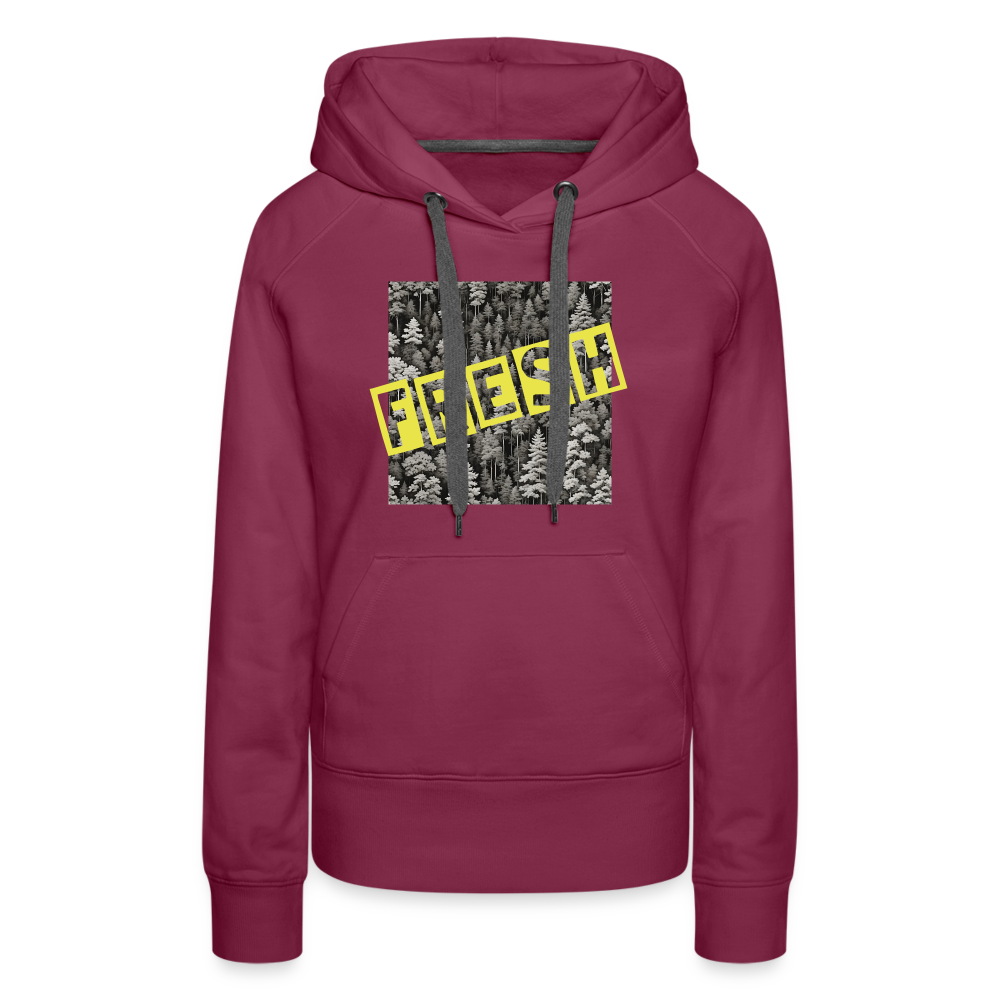 FRESH - WOMEN'S HOODIE - bordeaux