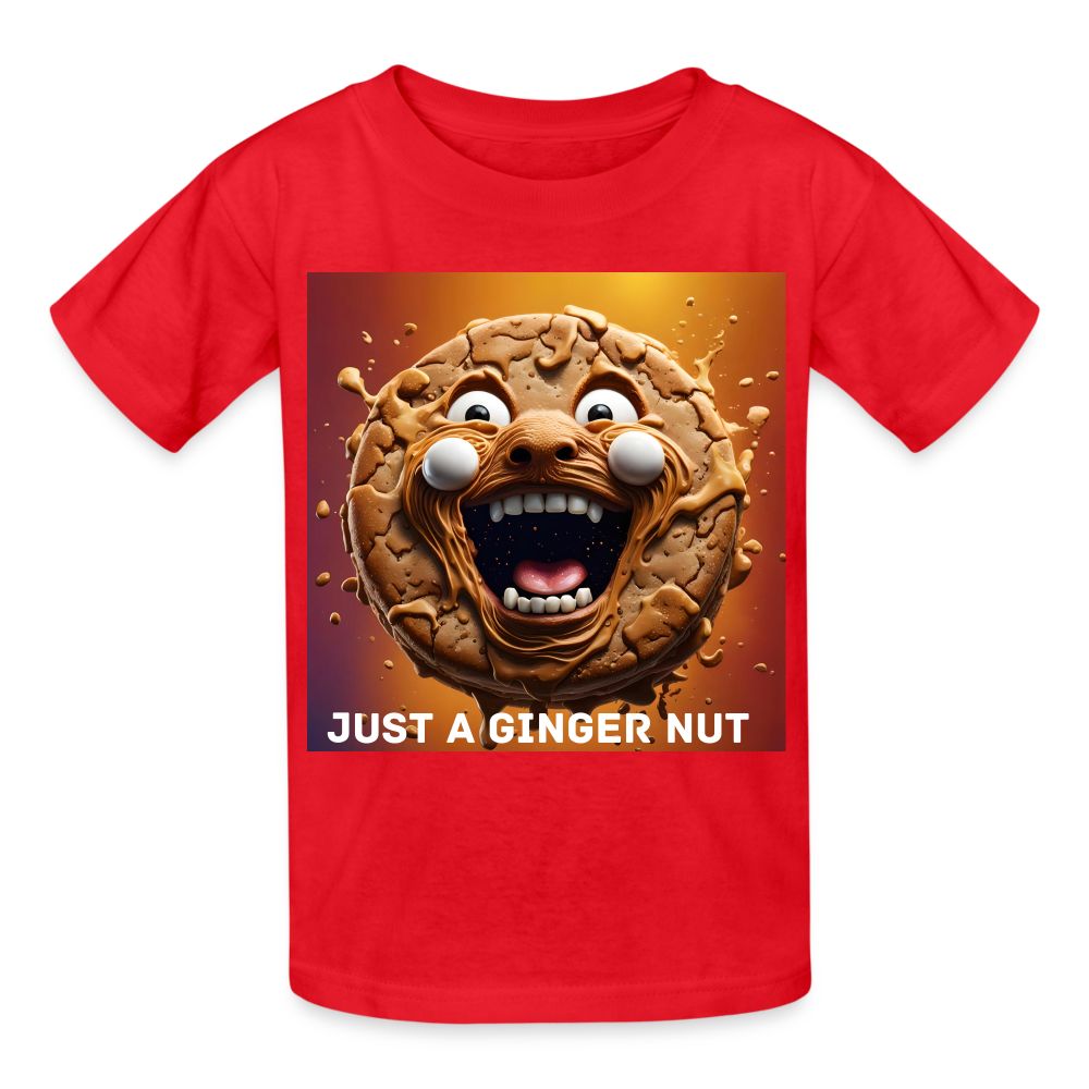 GINGER NUT - CHILDREN'S T-SHIRT - red