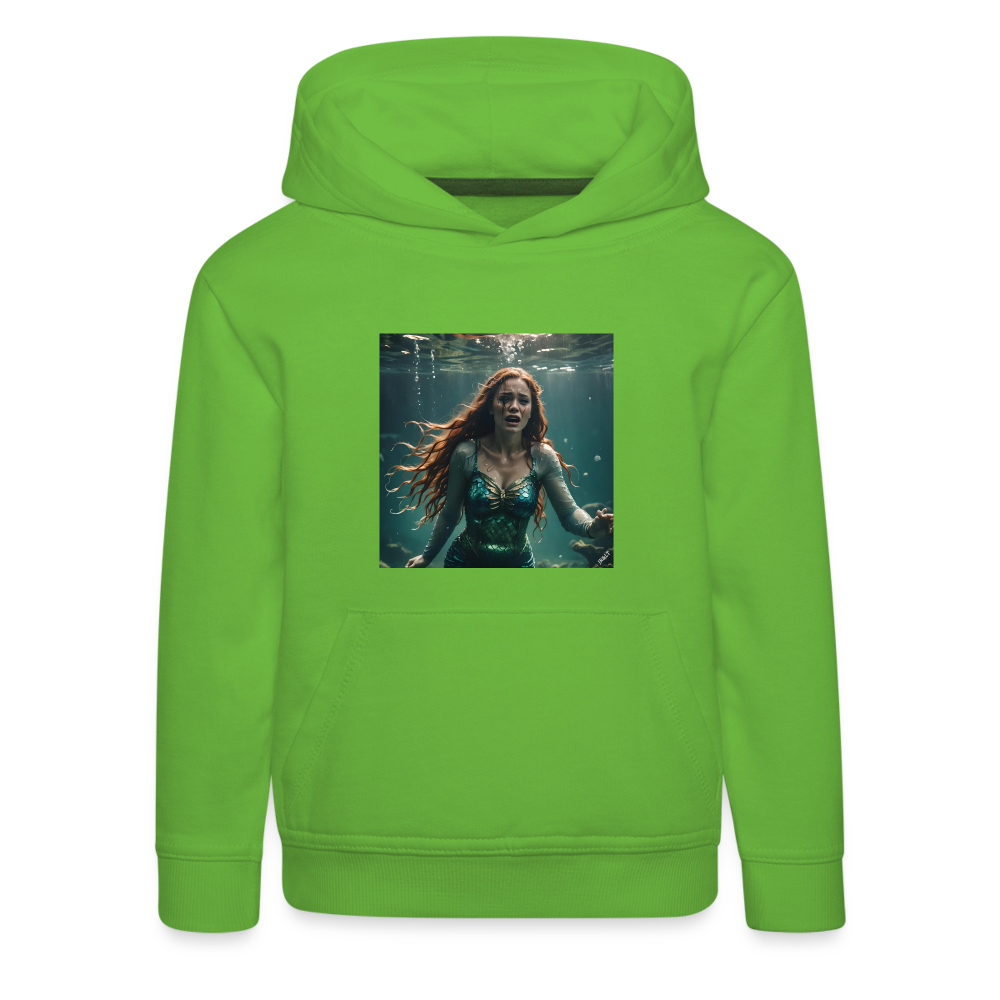 SOULESS MERMAID!! CHILDREN'S HOODIE - light green