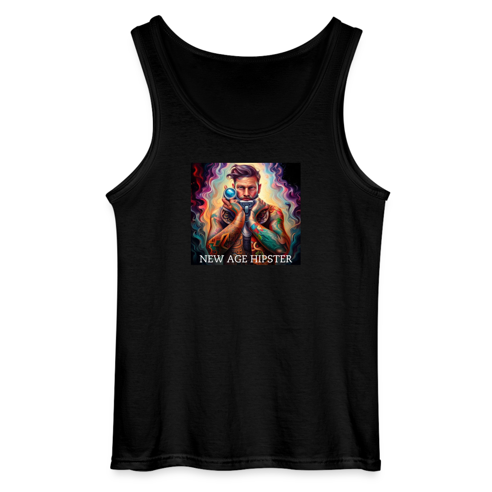 NEW AGE HIPSTER - MEN'S TANK TOP - black