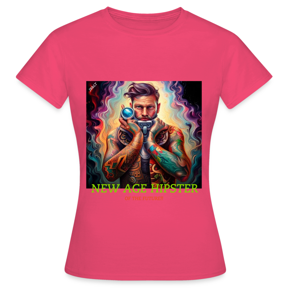 NEW AGE HIPSTER OF THE FUTURE! WOMEN'S CLASSIC T-SHIRT - azalea