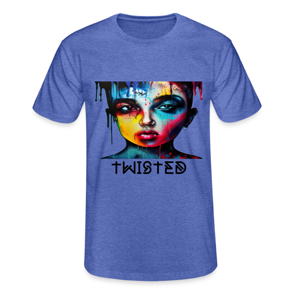 TWISTED!! MEN'S CLASSIC T-SHIRT - heather blue