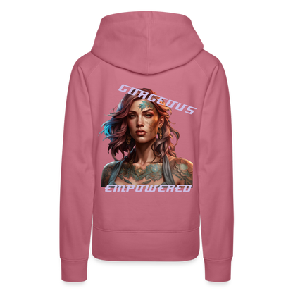 GORGEOUS & EMPOWERED - WOMEN'S HOODIE - mauve