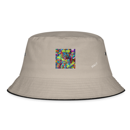 SPLISH SPLASH SPLOSH!! BUCKET HAT - khaki/black