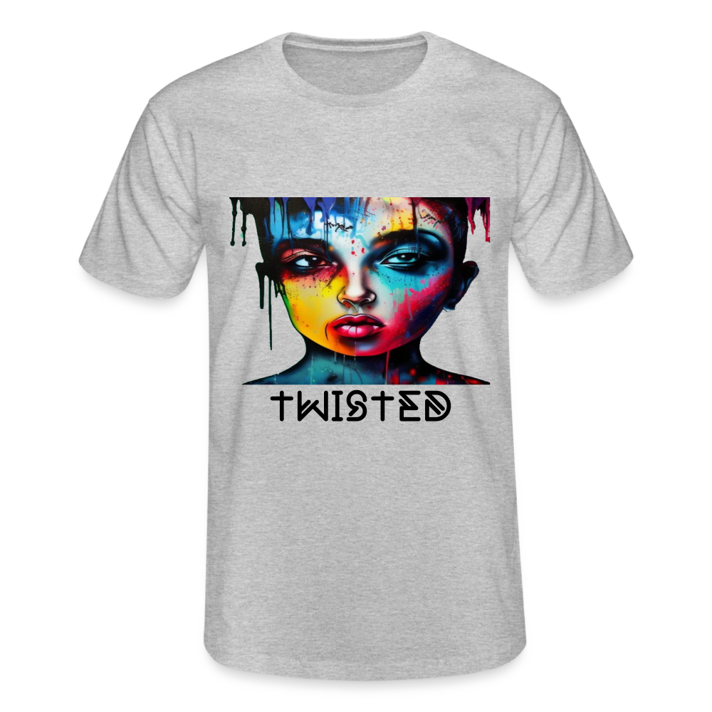 TWISTED!! MEN'S CLASSIC T-SHIRT - heather grey