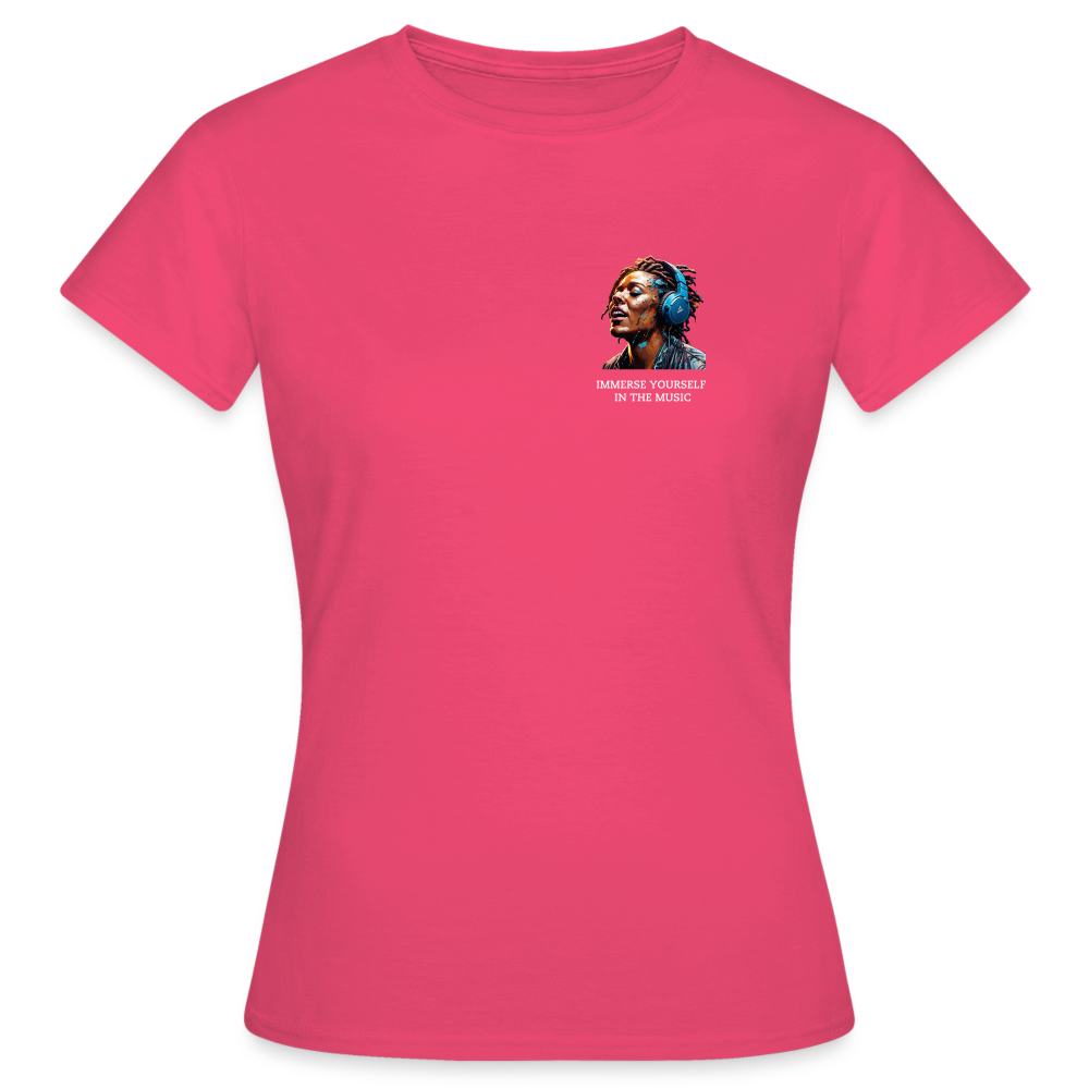 IMMERSE YOUR SELF IN THE MUSIC!! WOMEN'S CLASSIC T-SHIRT - azalea