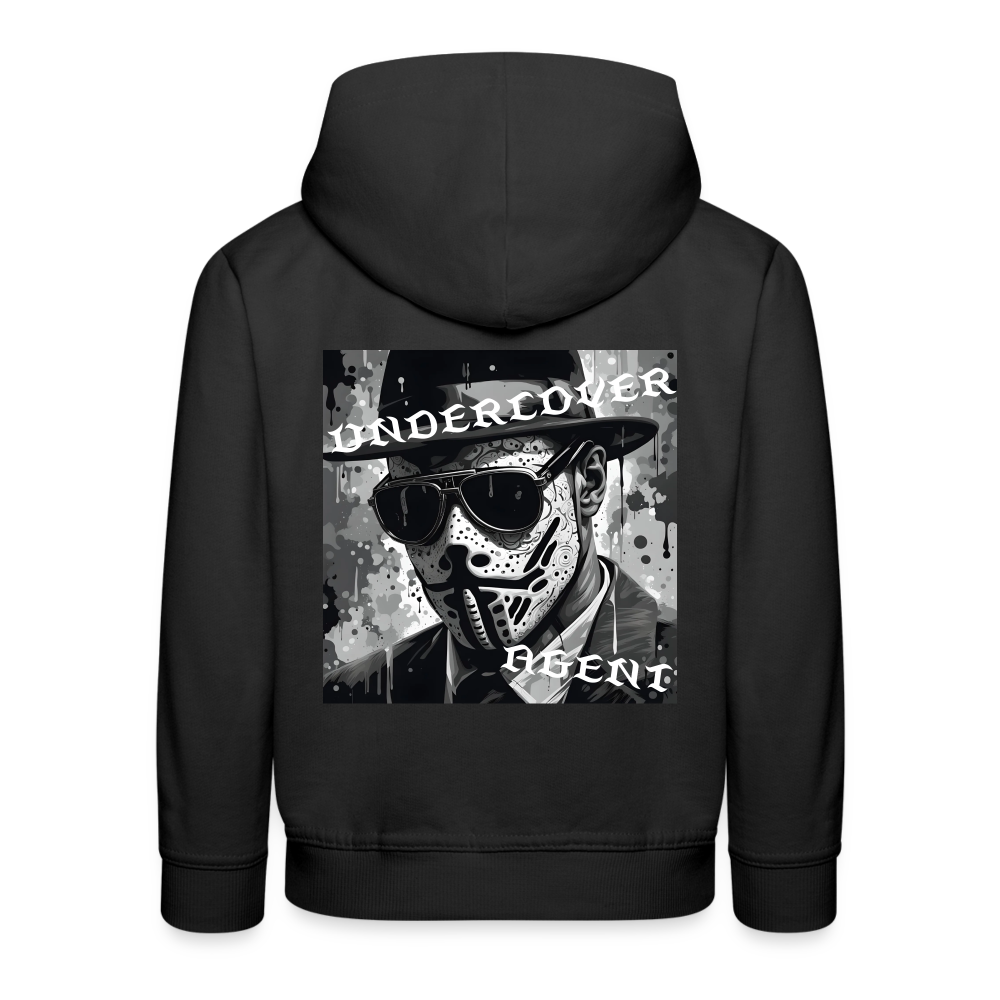 UNDERCOVER AGENT - CHILDREN'S HOODIE - black