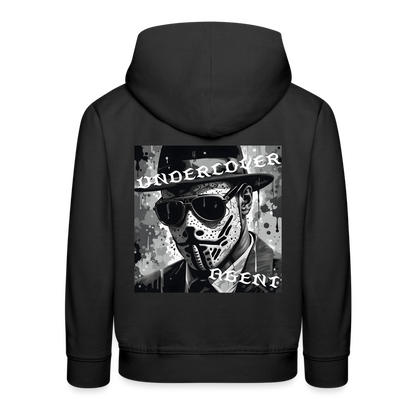 UNDERCOVER AGENT - CHILDREN'S HOODIE - black