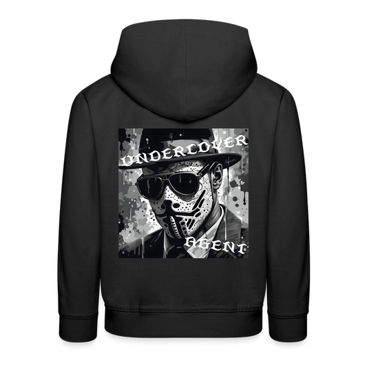 UNDERCOVER AGENT - CHILDREN'S HOODIE - black