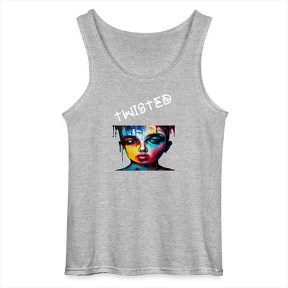 TWISTED - MEN'S TANK TOP - sports grey