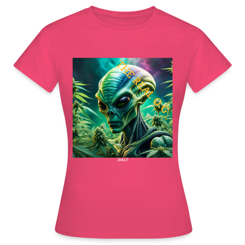 THE REAL ALIEN O.G!! WOMENS CLASSIC T-SHIRT - azalea