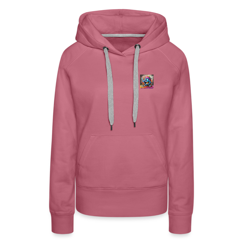 ( FLIK ) MY HAPPY BEAN - WOMEN'S HOODIE - mauve