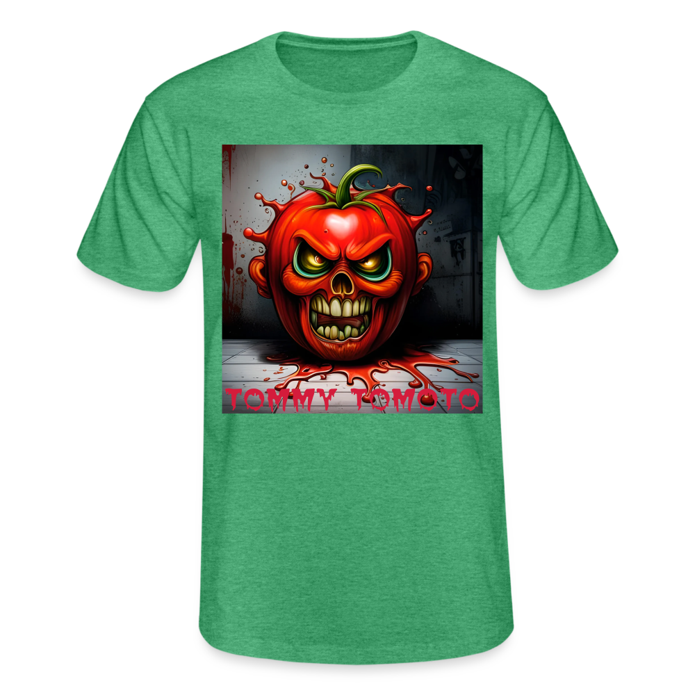 TOMMY TOMATO!! MEN'S CLASSIC T-SHIRT - heather green