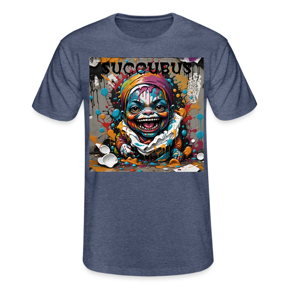 SUCCUBUS - MEN'S CLASSIC T-SHIRT - heather navy