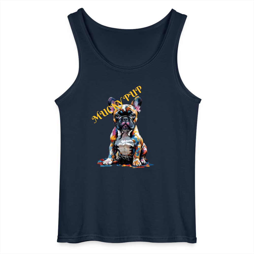 MUCKY PUP- MEN'S TANK TOP - navy