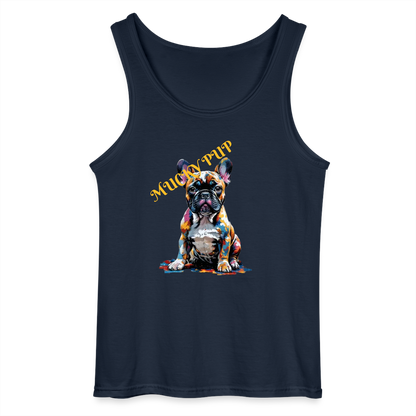 MUCKY PUP- MEN'S TANK TOP - navy