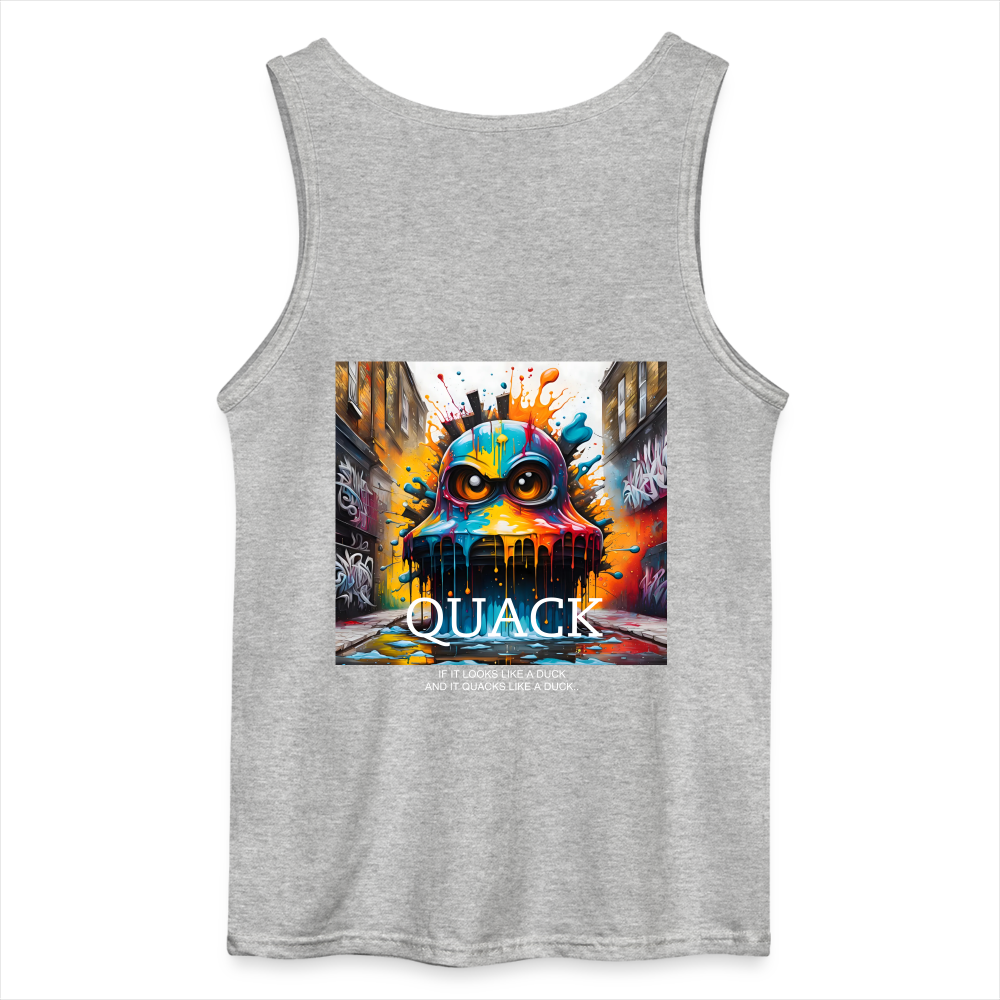 QUACK- MEN'S TANK TOP - sports grey