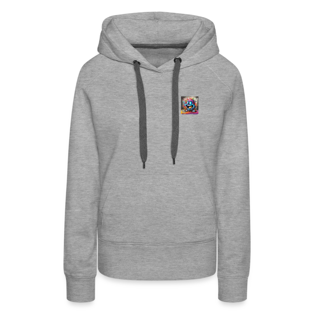 ( FLIK ) MY HAPPY BEAN - WOMEN'S HOODIE - heather grey