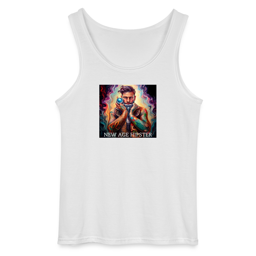 NEW AGE HIPSTER - MEN'S TANK TOP - white