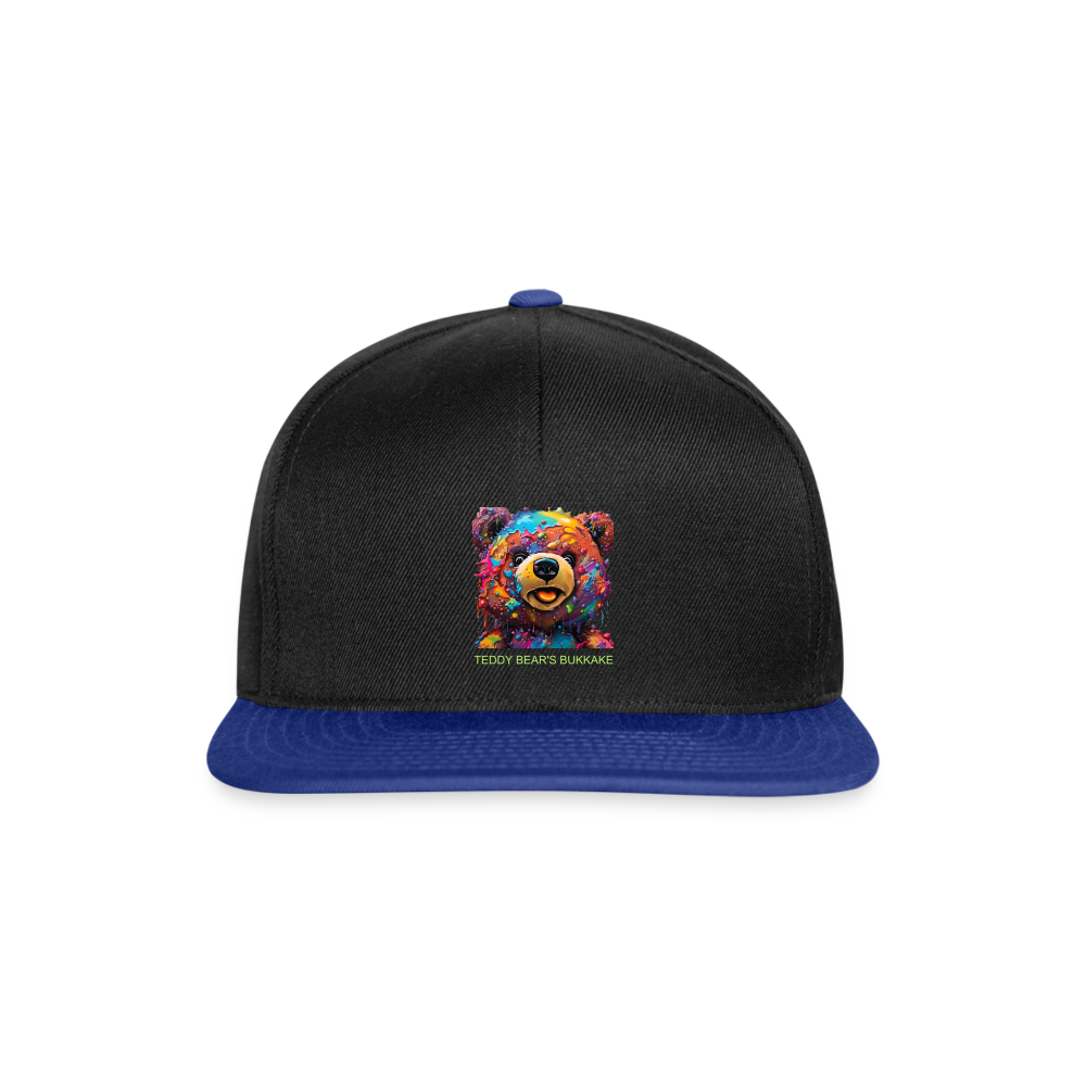 TEDDY BEAR'S BUKKAKE!! SNAP BACK - black/bright royal