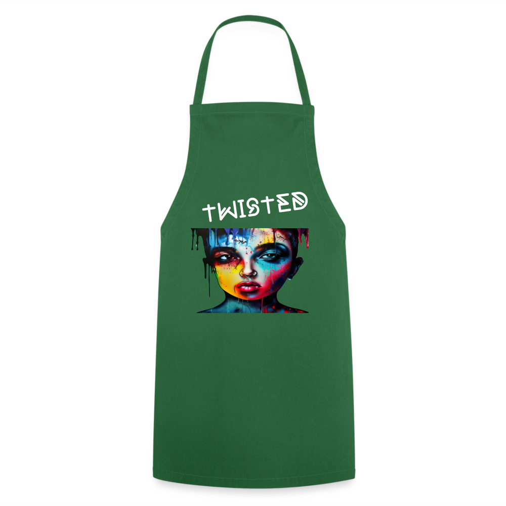 TWISTED - ADULT APRON - green