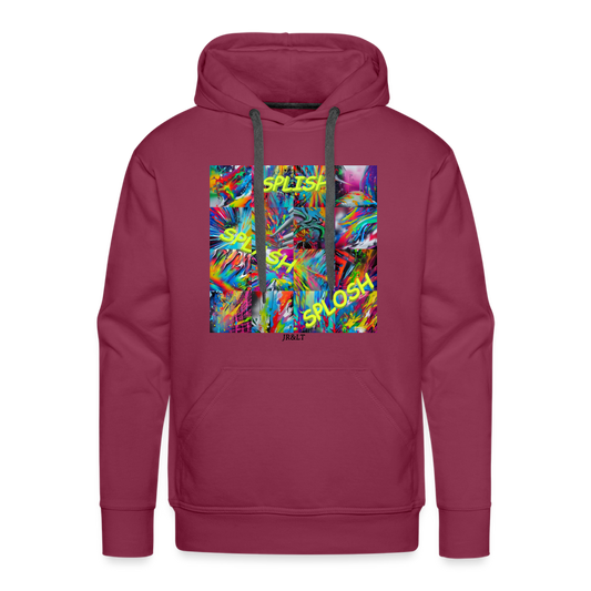 SPLISH SPLASH SPLOSH!! MEN'S HOODIE - bordeaux