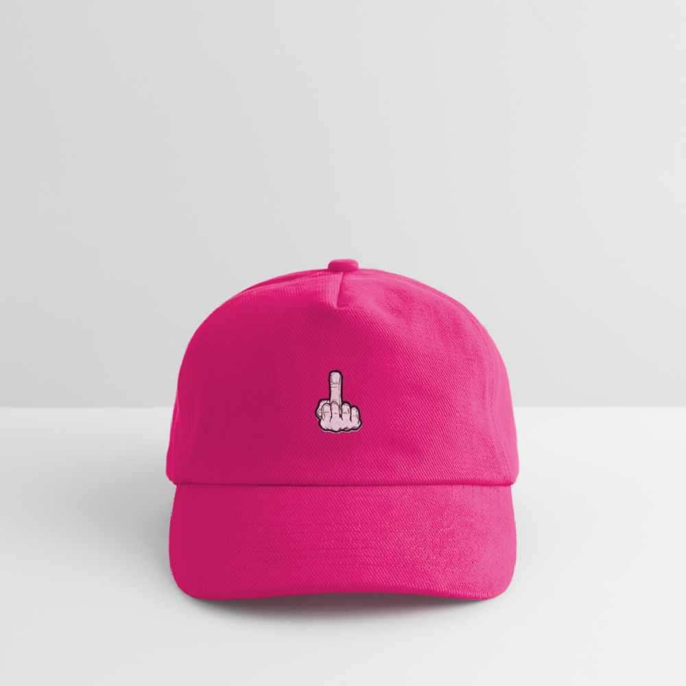 "FUCK OFF" 0 CHILLDREN'S BASEBALL CAP - fuchsia