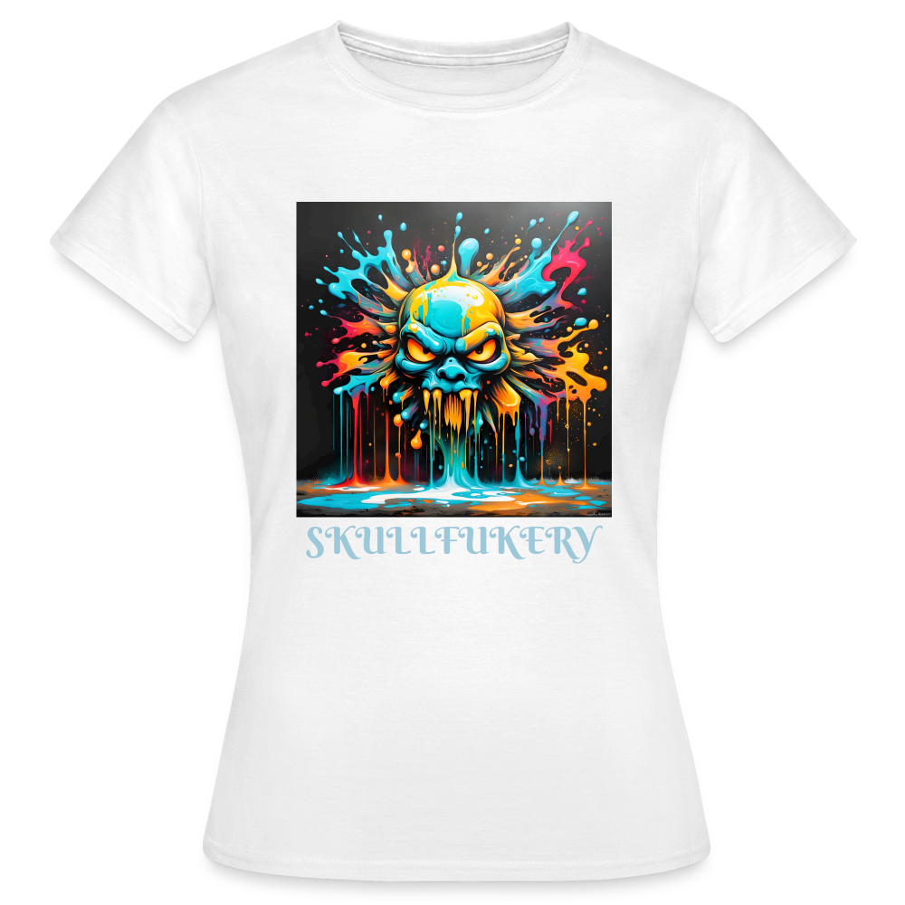 SKULLUKERY - WOMEN'S CLASSIC T-SHIRT - white