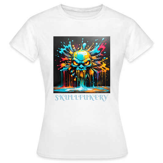 SKULLUKERY - WOMEN'S CLASSIC T-SHIRT - white