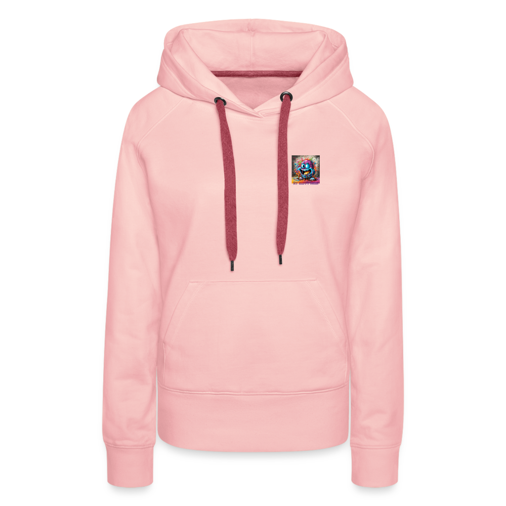 ( FLIK ) MY HAPPY BEAN - WOMEN'S HOODIE - crystal pink