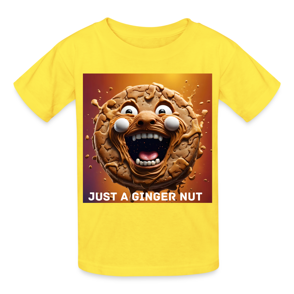 GINGER NUT - CHILDREN'S T-SHIRT - yellow