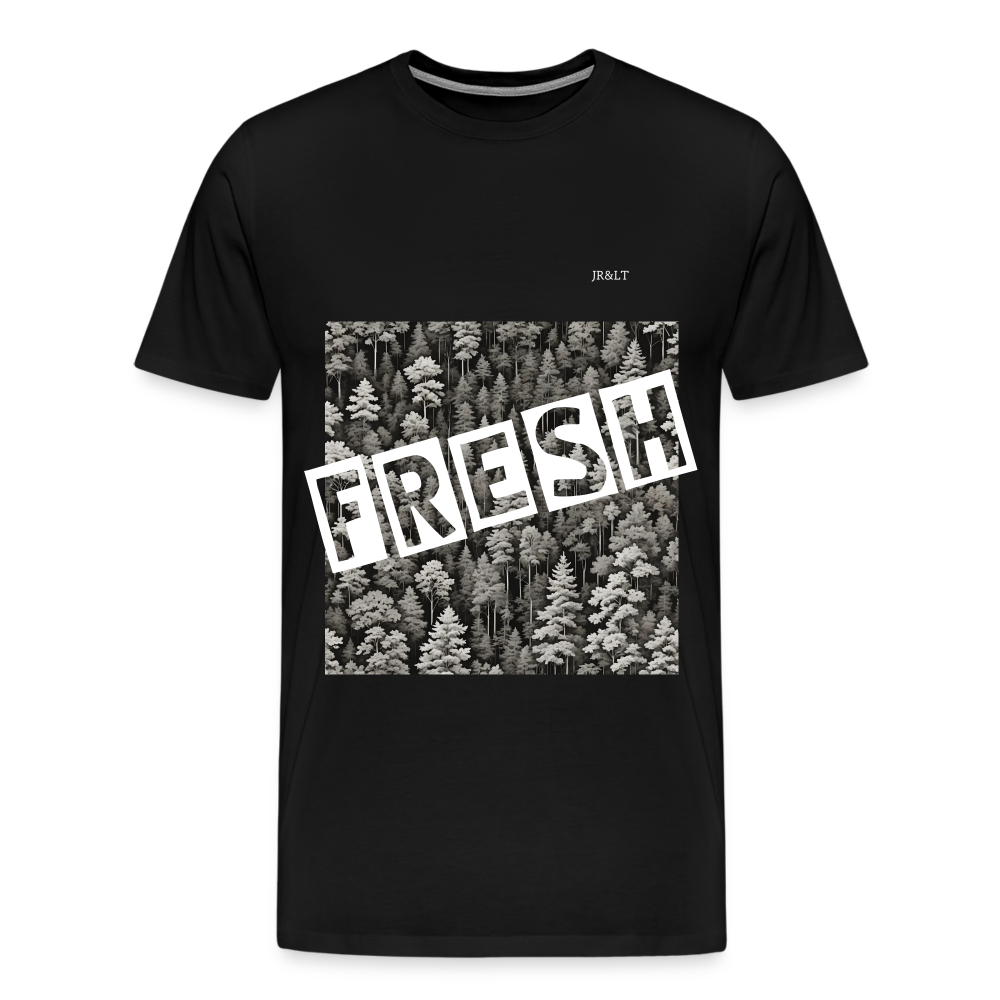 FRESH - MEN'S PREMIUM T-SHIRT - black