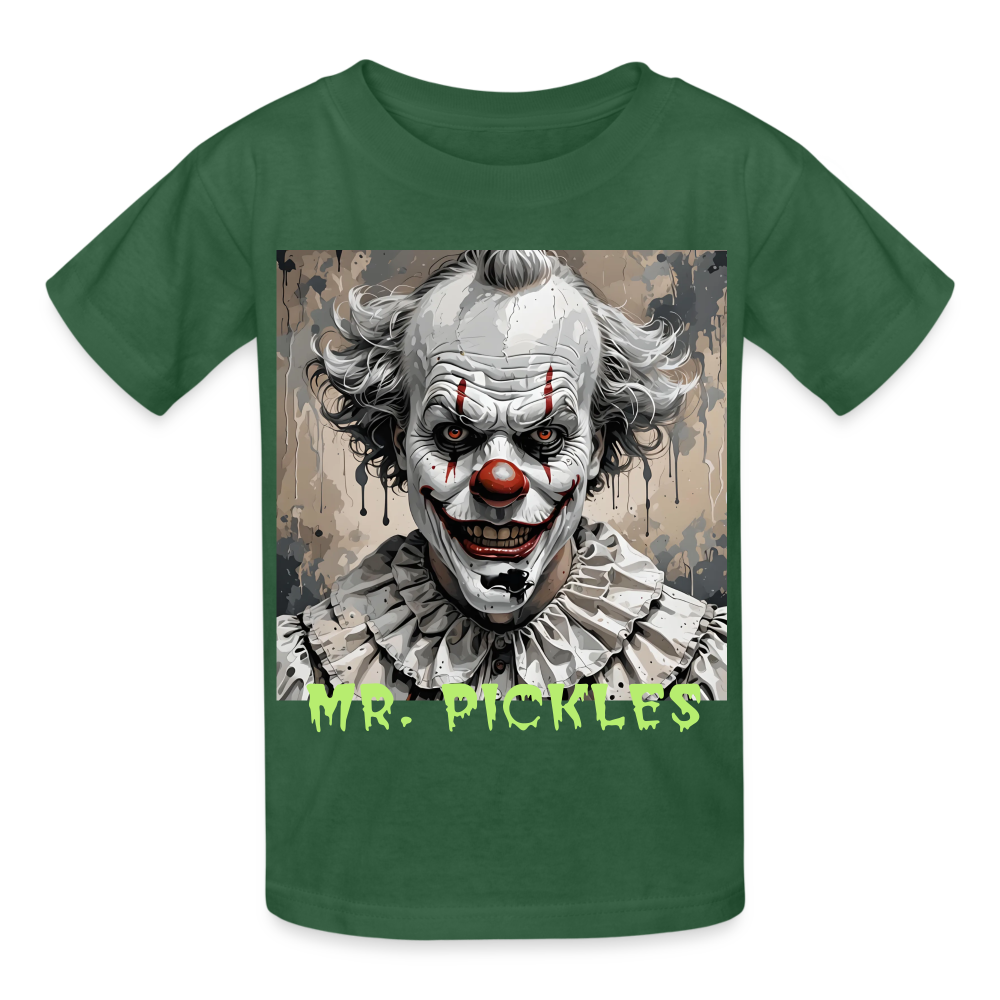 MR PICKLES - CHILDREN'S T-SHIRT - bottle green