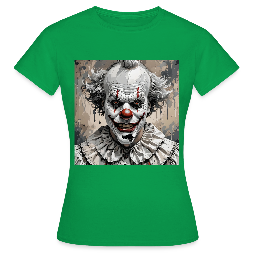 EVIL CLOWN - WOMEN'S CLASSIC T-SHIRT - kelly green