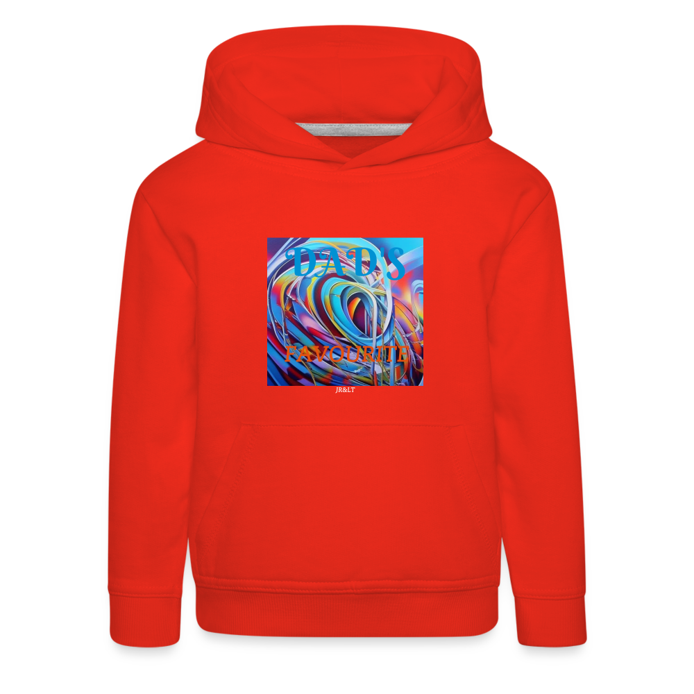 MUM/DAD ETC FAVOURITE!! CHILDREN'S HOODIE - red