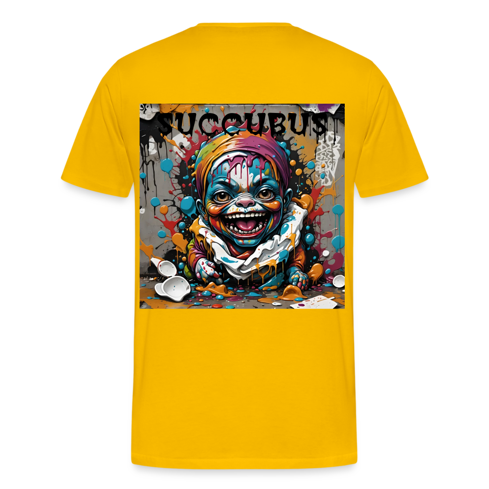 SUCCUBUS - MEN'S PREMIUM T-SHIRT - sun yellow