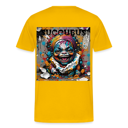 SUCCUBUS - MEN'S PREMIUM T-SHIRT - sun yellow