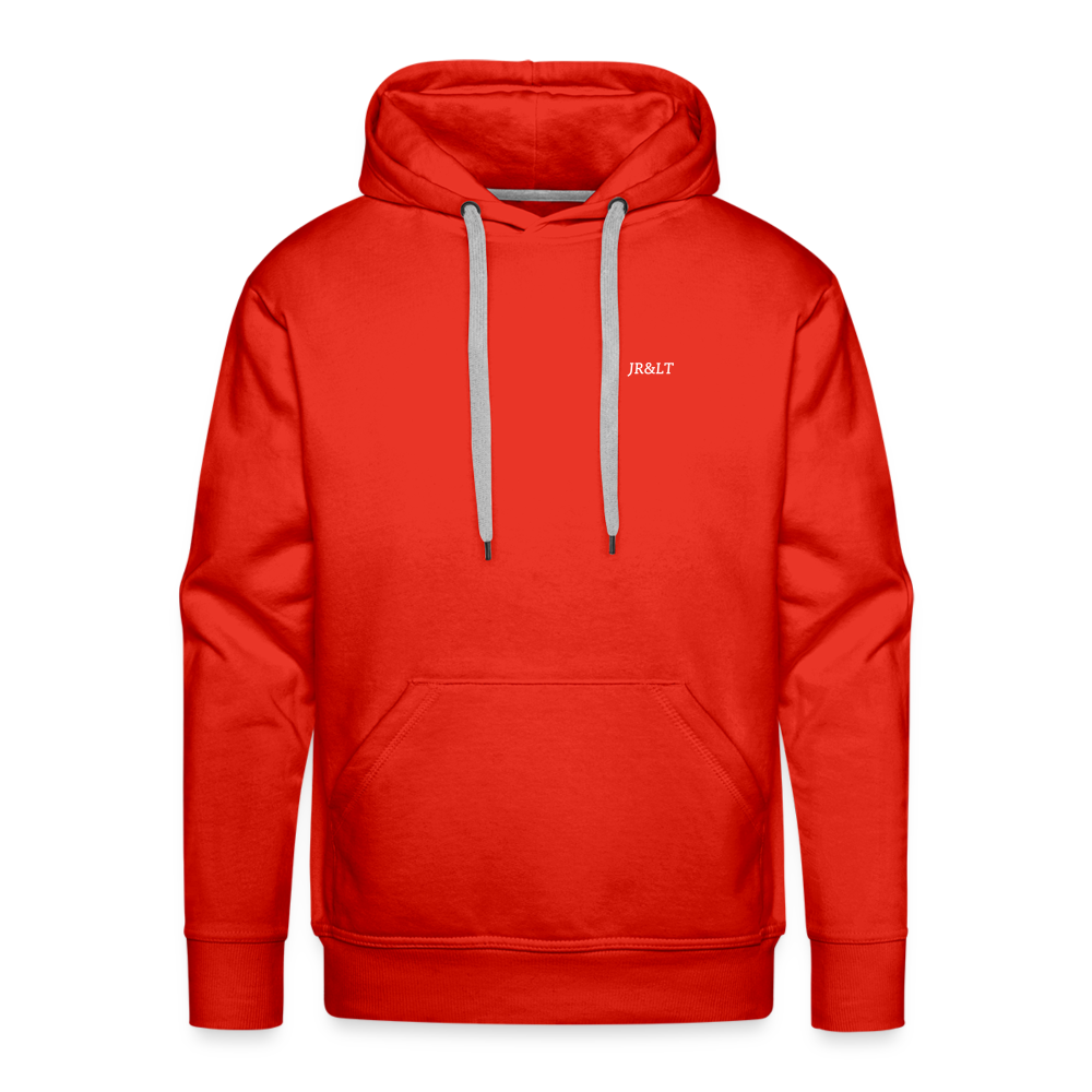 JR&LT'S HOODIE WITH SIMPLE LOGO - red