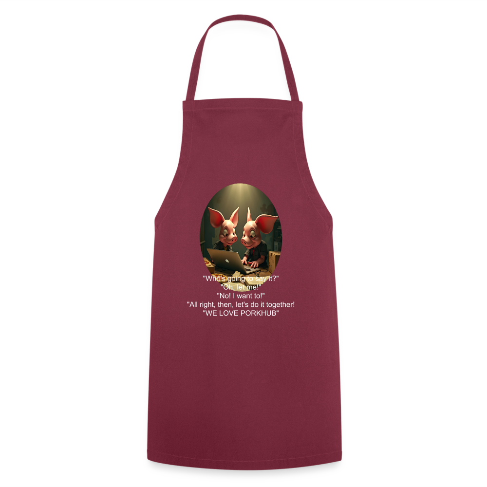 APPRECIATION - ADULT APRON - bordeaux