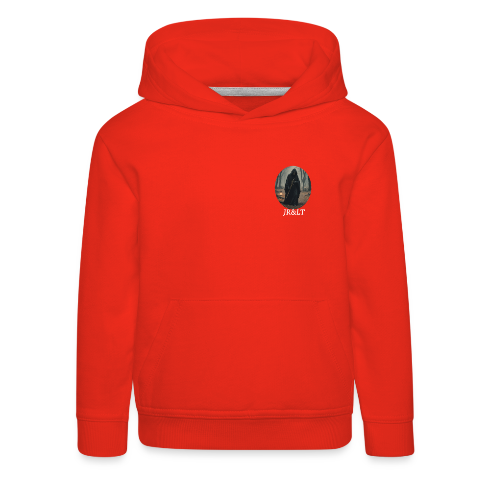 LONELY GRIM REAPER - CHILDREN'S HOODIE - red